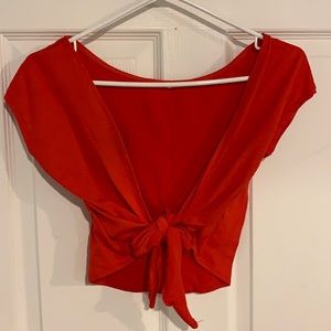 Dynamite Open Tie Back T-shirt